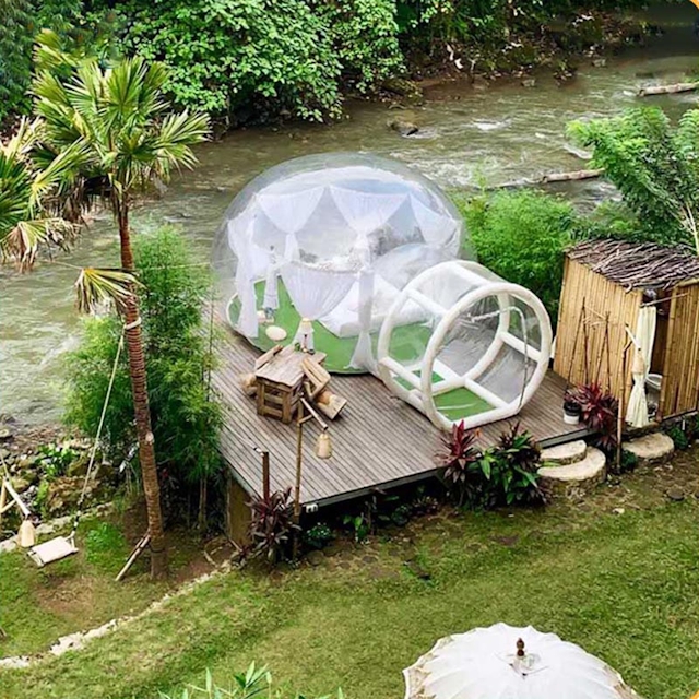 Custom Inflatable Clear Bubble Tent Outdoor Camping House for Sale